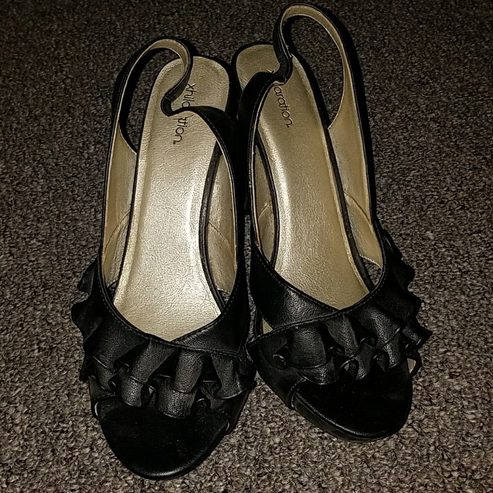 Black heels